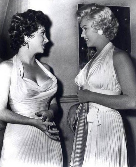 3 Marilyn Monroe e Lollobrigida